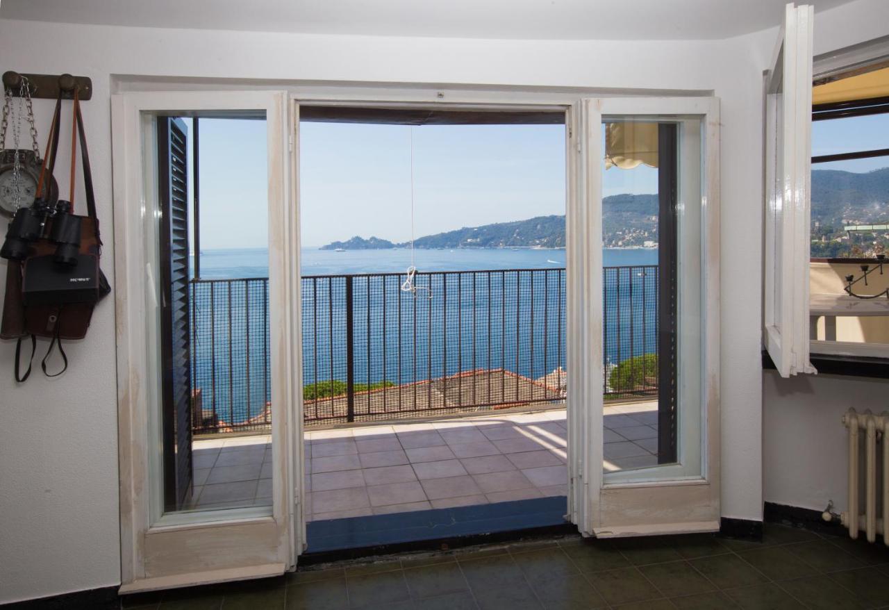 Nautilus Vista Mare Mozzafiato A 180 Gradi- Posto Auto Privato - 2 Camere Matrimoniali Piu 1 Divano Letto Singolo-Sky,Netflix-Wifi 200Mg Rapallo Exterior photo