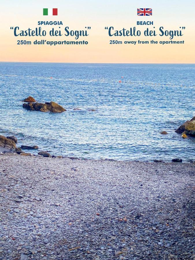 Nautilus Vista Mare Mozzafiato A 180 Gradi- Posto Auto Privato - 2 Camere Matrimoniali Piu 1 Divano Letto Singolo-Sky,Netflix-Wifi 200Mg Rapallo Exterior photo