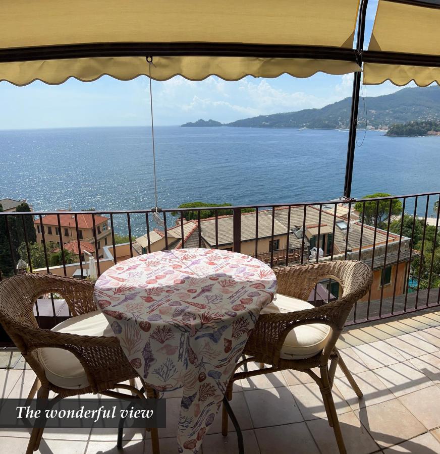 Nautilus Vista Mare Mozzafiato A 180 Gradi- Posto Auto Privato - 2 Camere Matrimoniali Piu 1 Divano Letto Singolo-Sky,Netflix-Wifi 200Mg Rapallo Exterior photo