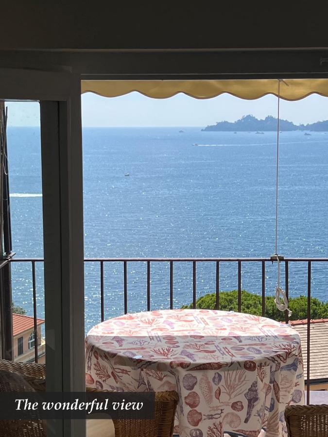 Nautilus Vista Mare Mozzafiato A 180 Gradi- Posto Auto Privato - 2 Camere Matrimoniali Piu 1 Divano Letto Singolo-Sky,Netflix-Wifi 200Mg Rapallo Exterior photo