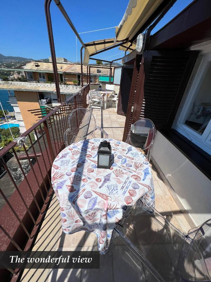 Nautilus Vista Mare Mozzafiato A 180 Gradi- Posto Auto Privato - 2 Camere Matrimoniali Piu 1 Divano Letto Singolo-Sky,Netflix-Wifi 200Mg Rapallo Exterior photo